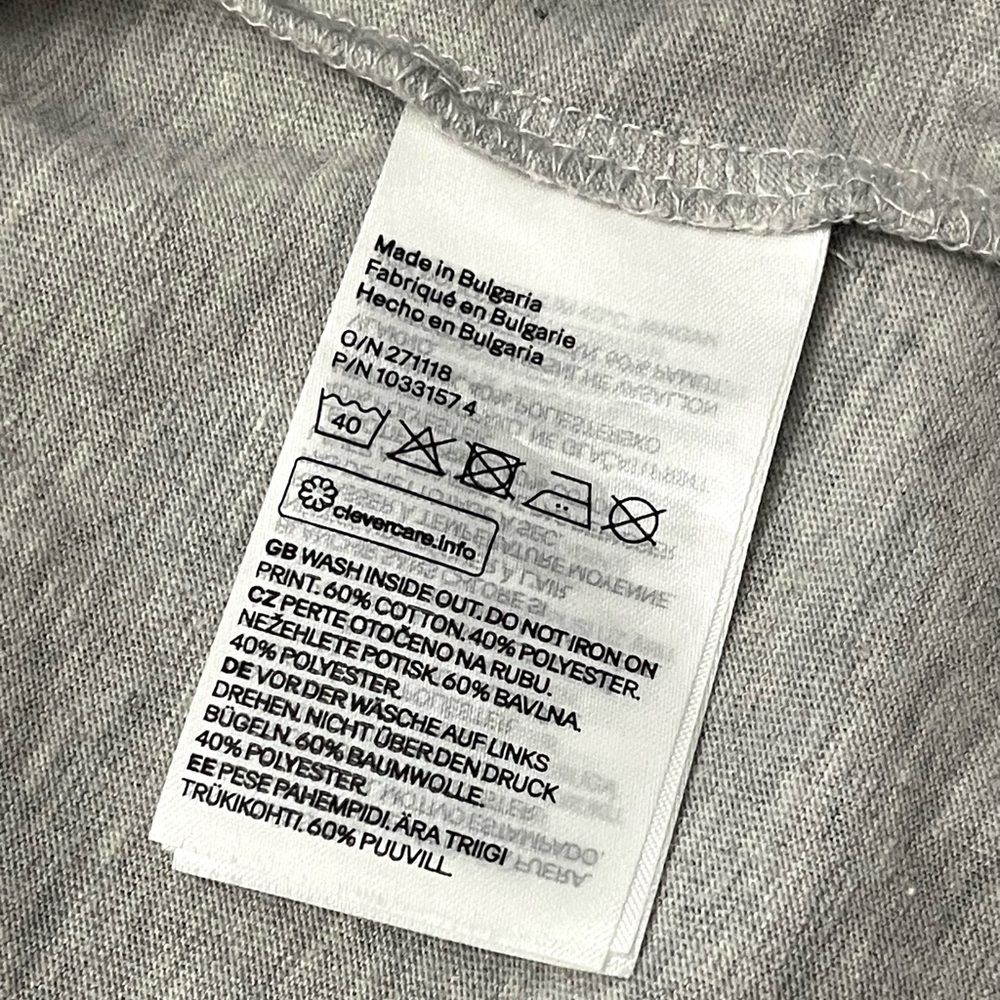 H&M Fitted T-shirt in soft cotton jersey with a printed design at front - Picture 10 of 10